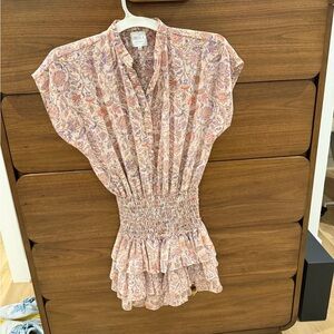 Misa Los Angeles Pink Floral Dress